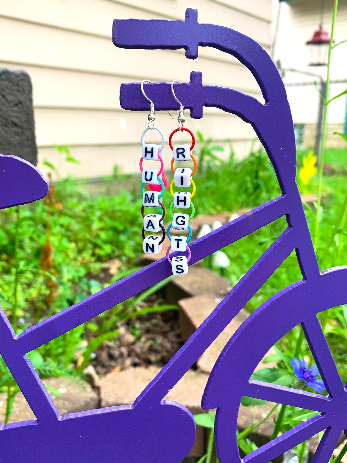 Human Rights Pride Earrings