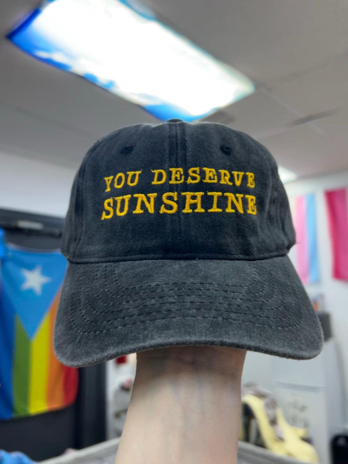 Custom embroidered dad hat trucker cap