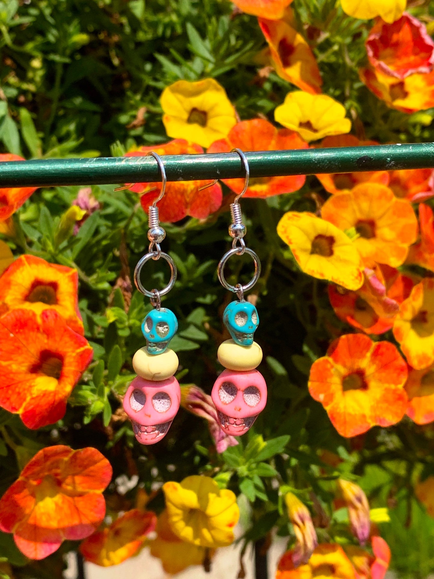 Colorful Skull earrings