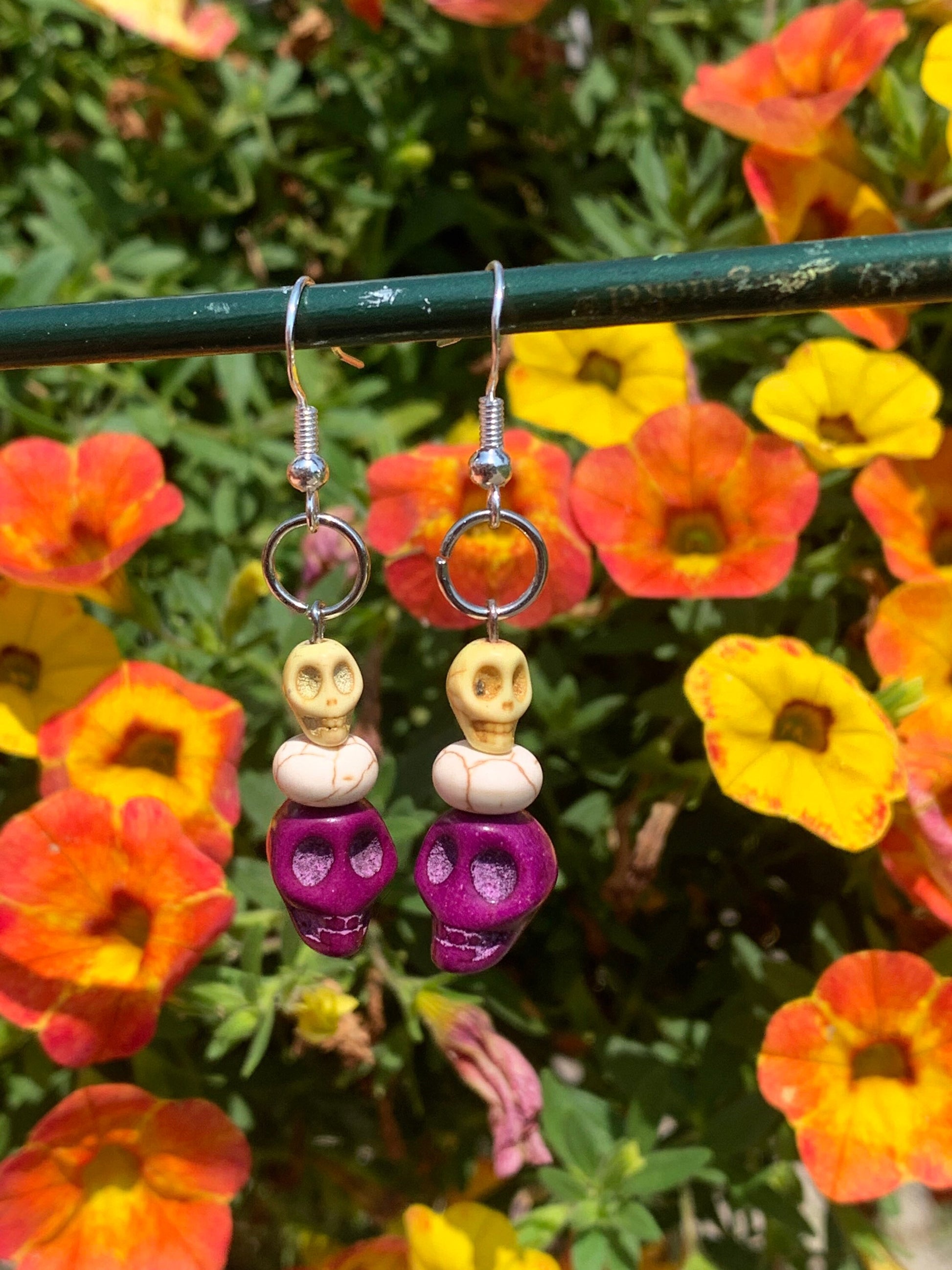 Colorful Skull earrings
