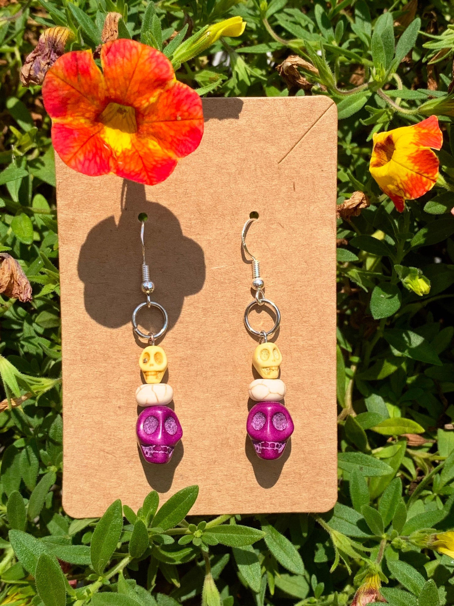 Colorful Skull earrings
