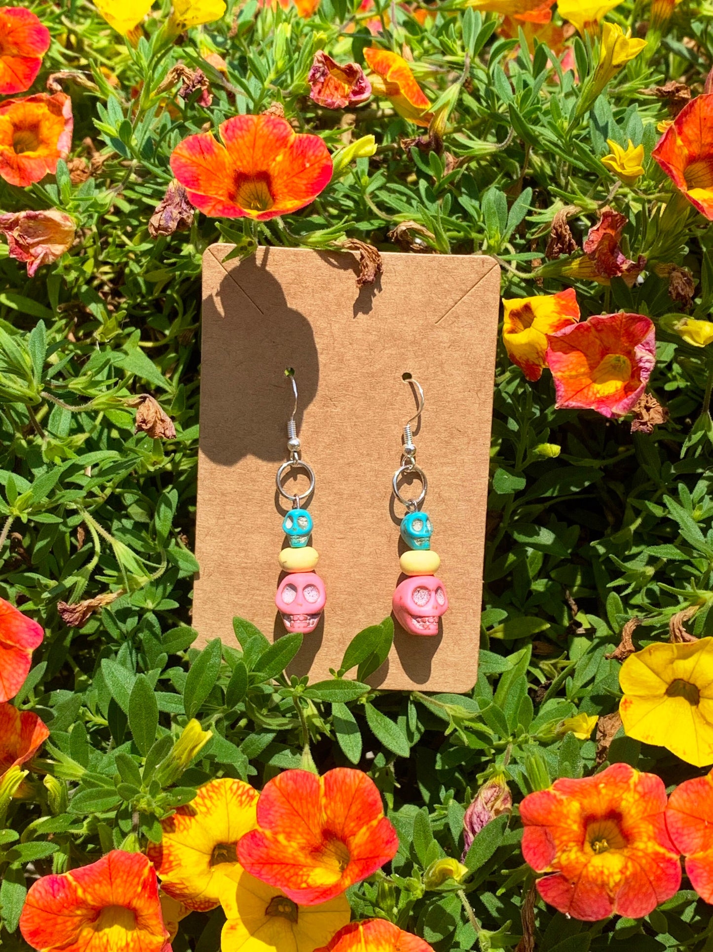 Colorful Skull earrings