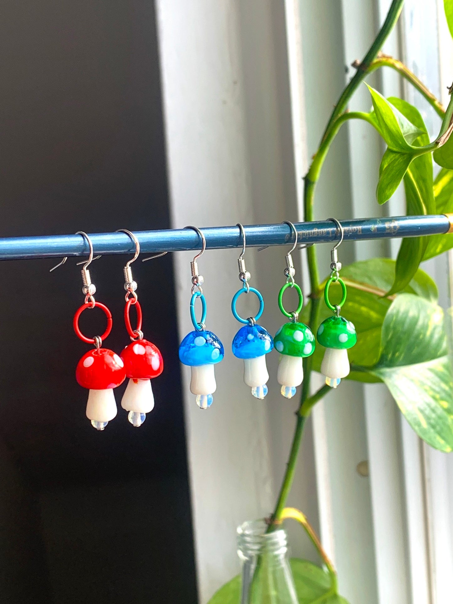 Groovy Mushroom earrings!