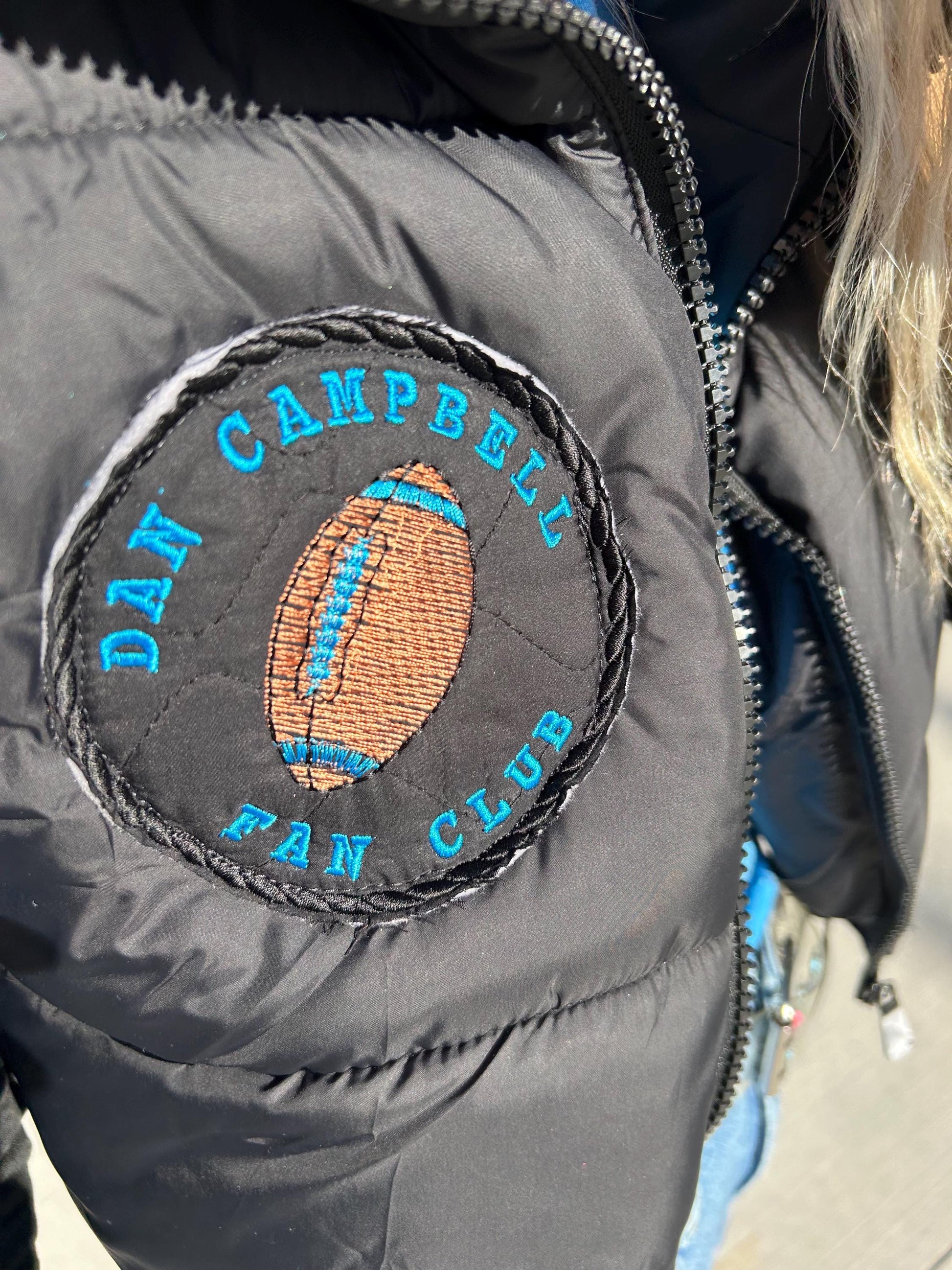 Dan Campbell Fan Club Patch Detroit Lions Grit