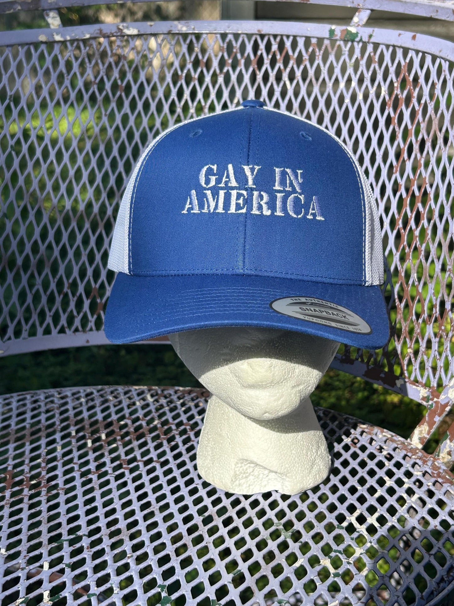 Gay In America statement protest Dad Hat bucket hat