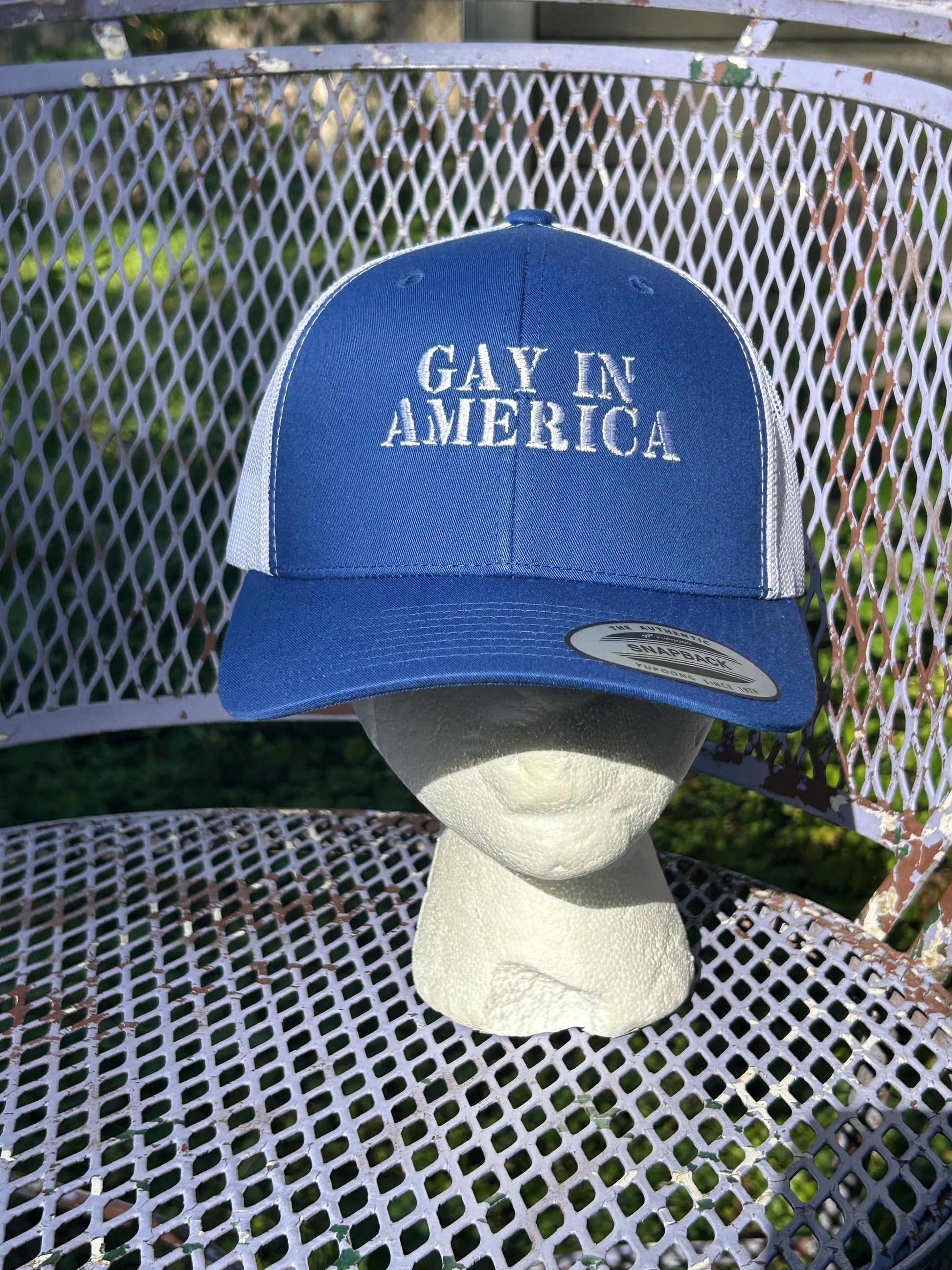 Gay In America statement protest Dad Hat bucket hat