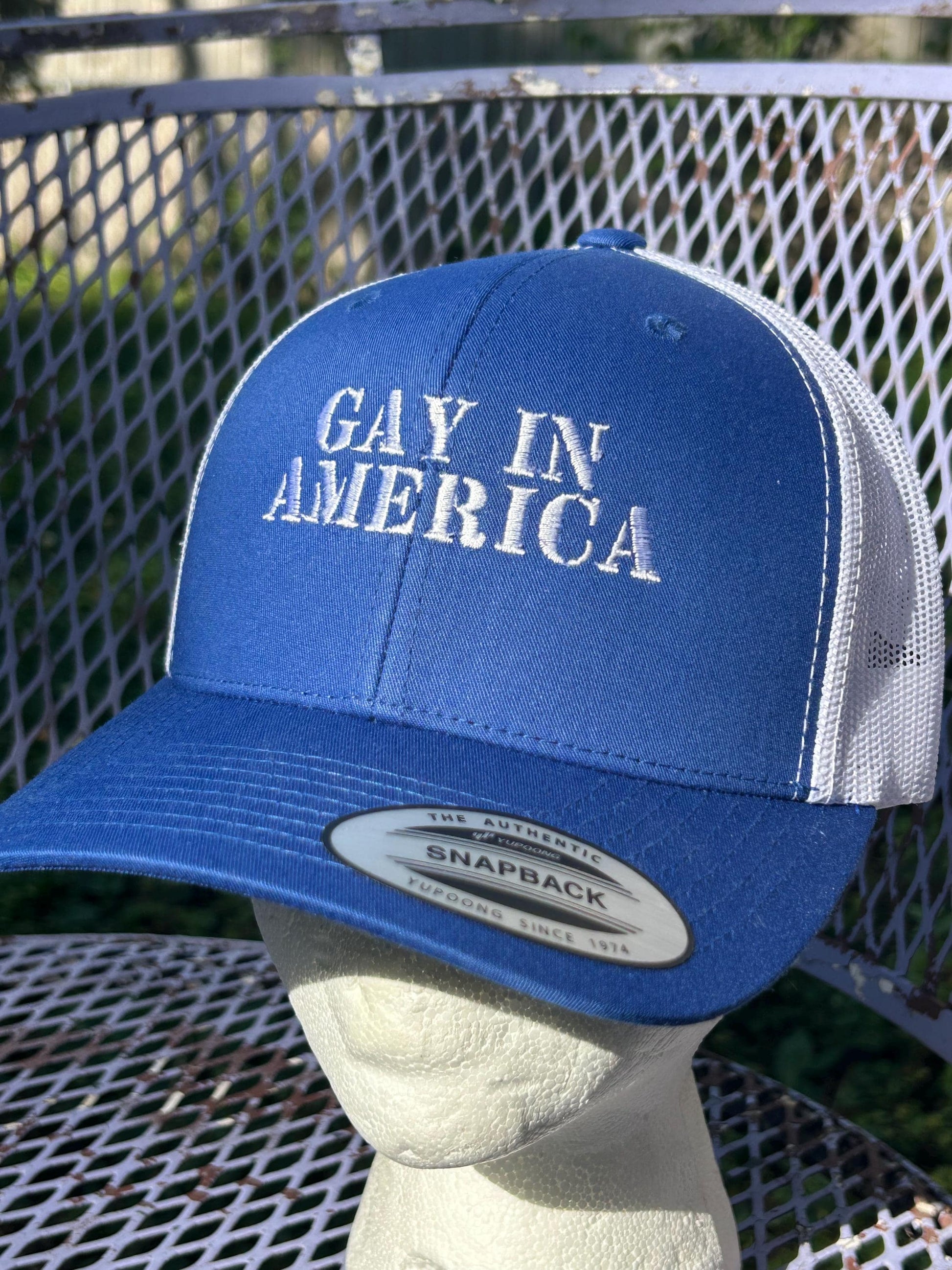 Gay In America statement protest Dad Hat bucket hat