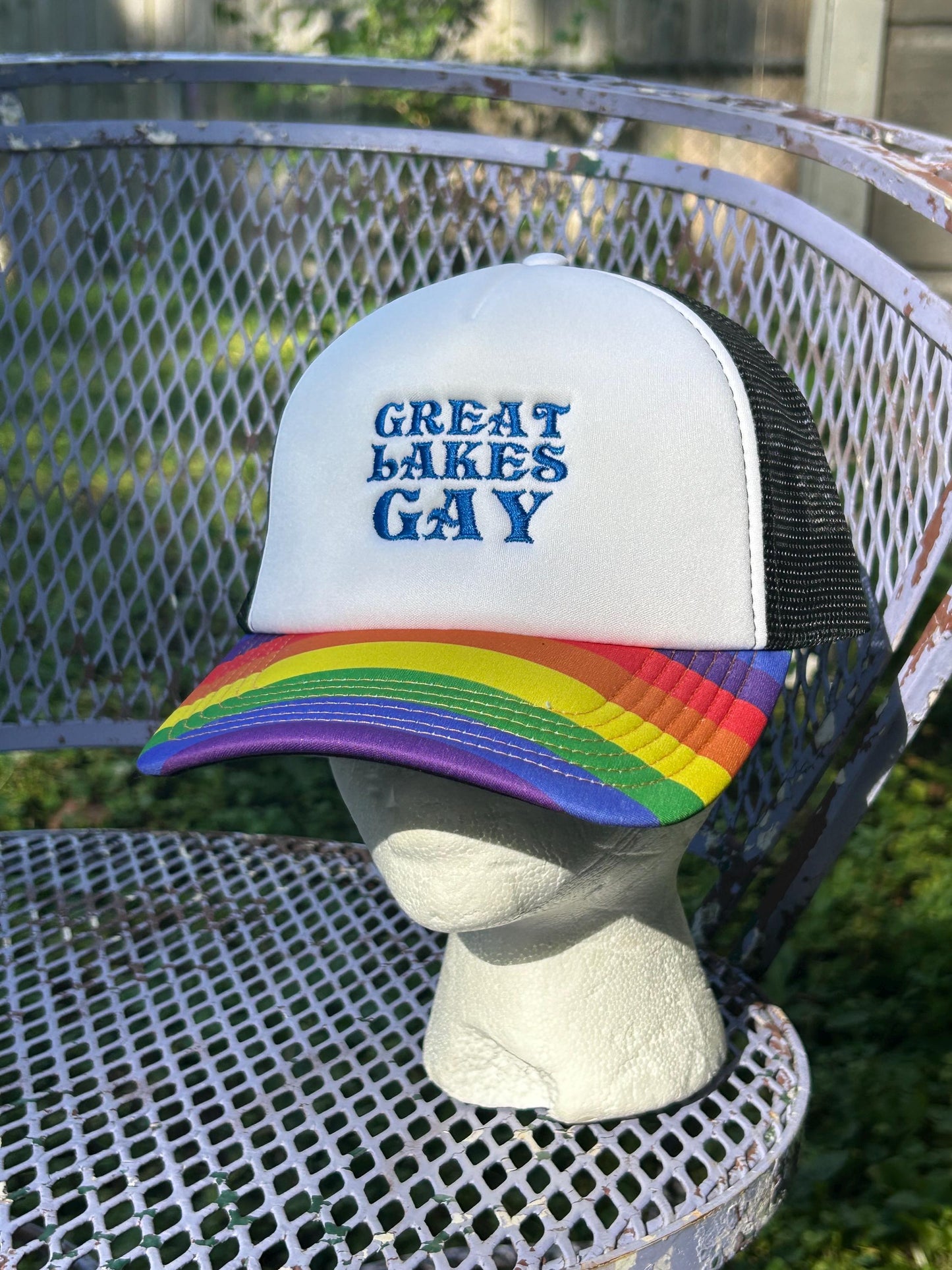 Great Lakes Gay Michigan Pride Embroidered Dad Hat