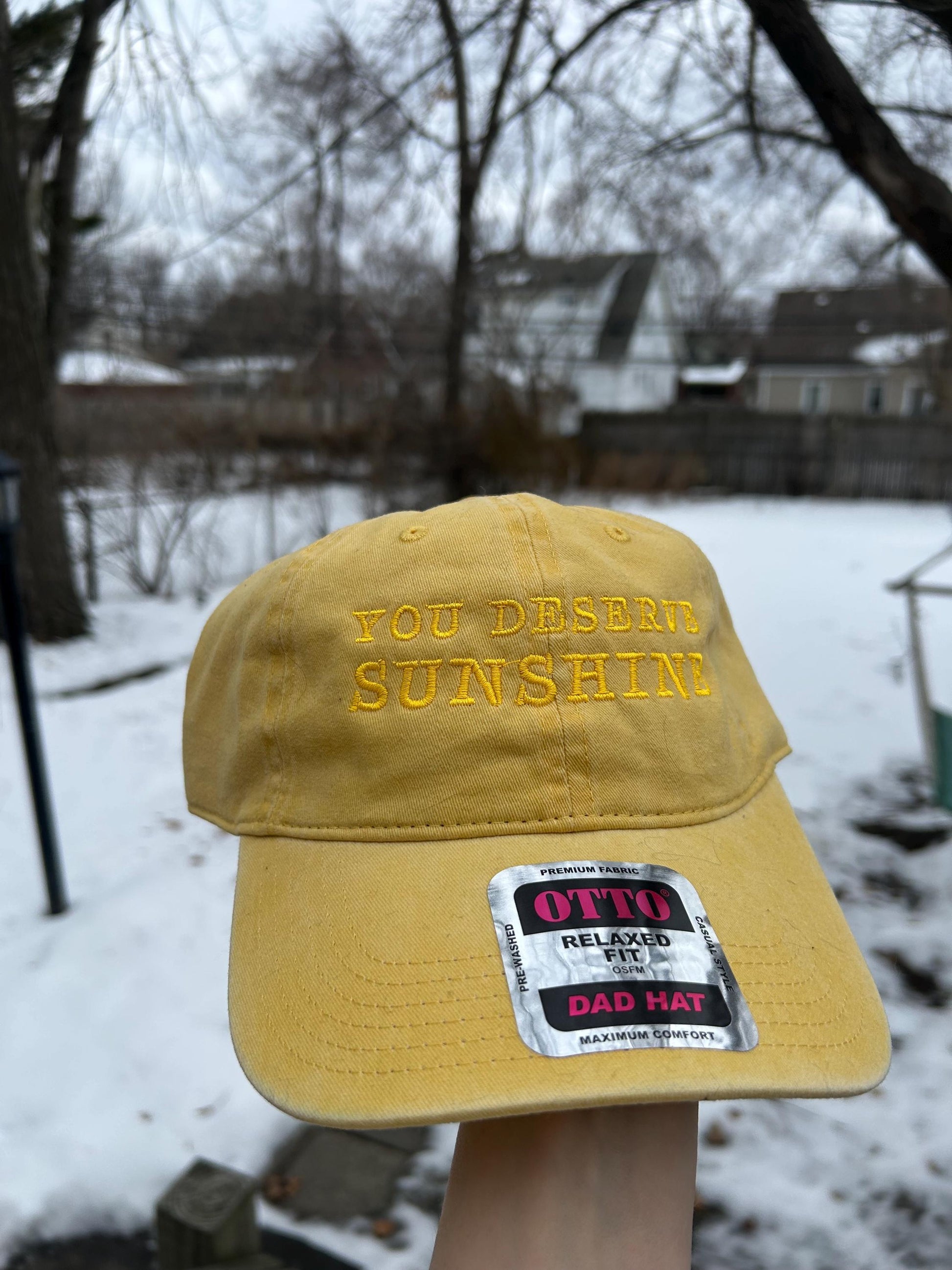 You Deserve Sunshine Heated Rivalry Dad Hat baseball Cap
