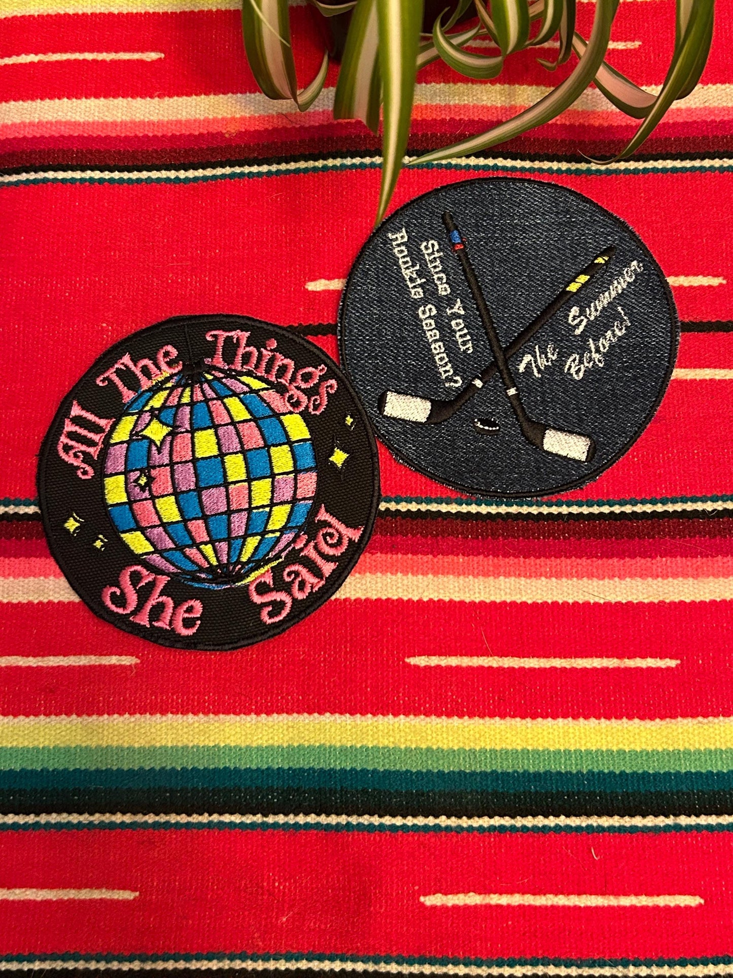 All The Things She Said And Rookie season Heated Rivalry Fan patch