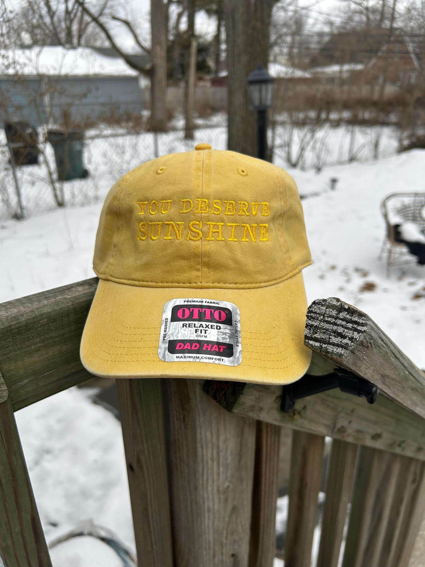 You Deserve Sunshine Heated Rivalry Dad Hat baseball Cap