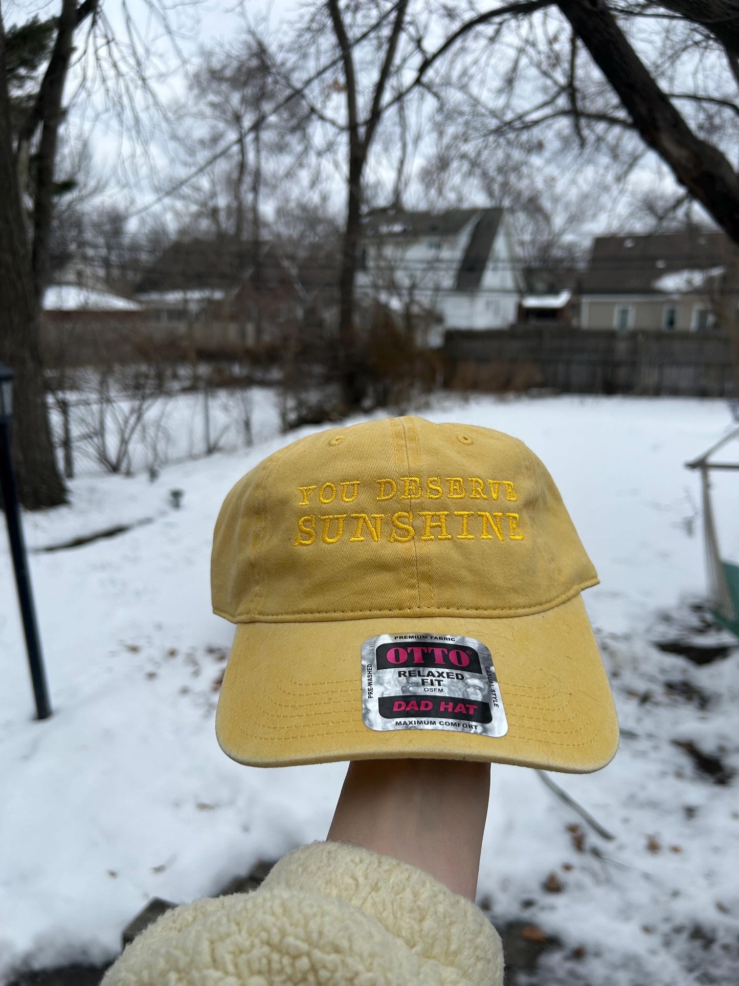 You Deserve Sunshine Heated Rivalry Dad Hat baseball Cap