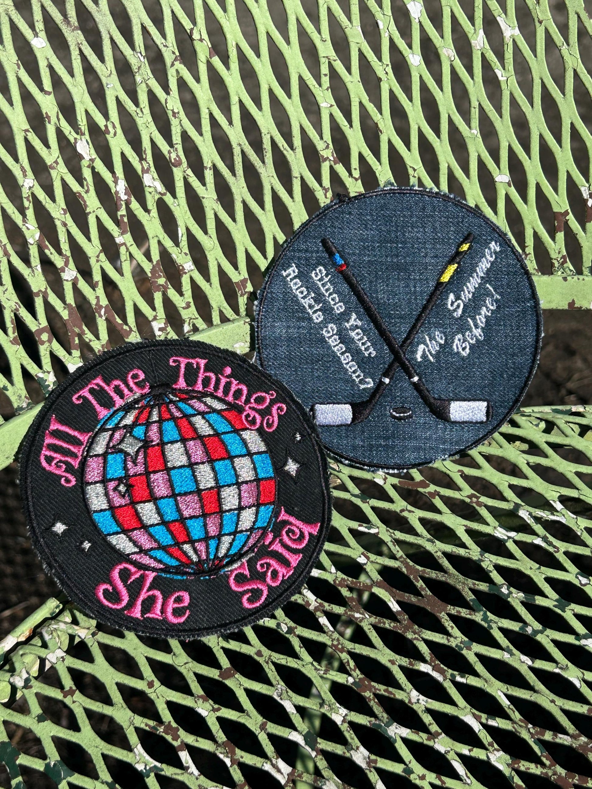 All The Things She Said And Rookie season Heated Rivalry Fan patch