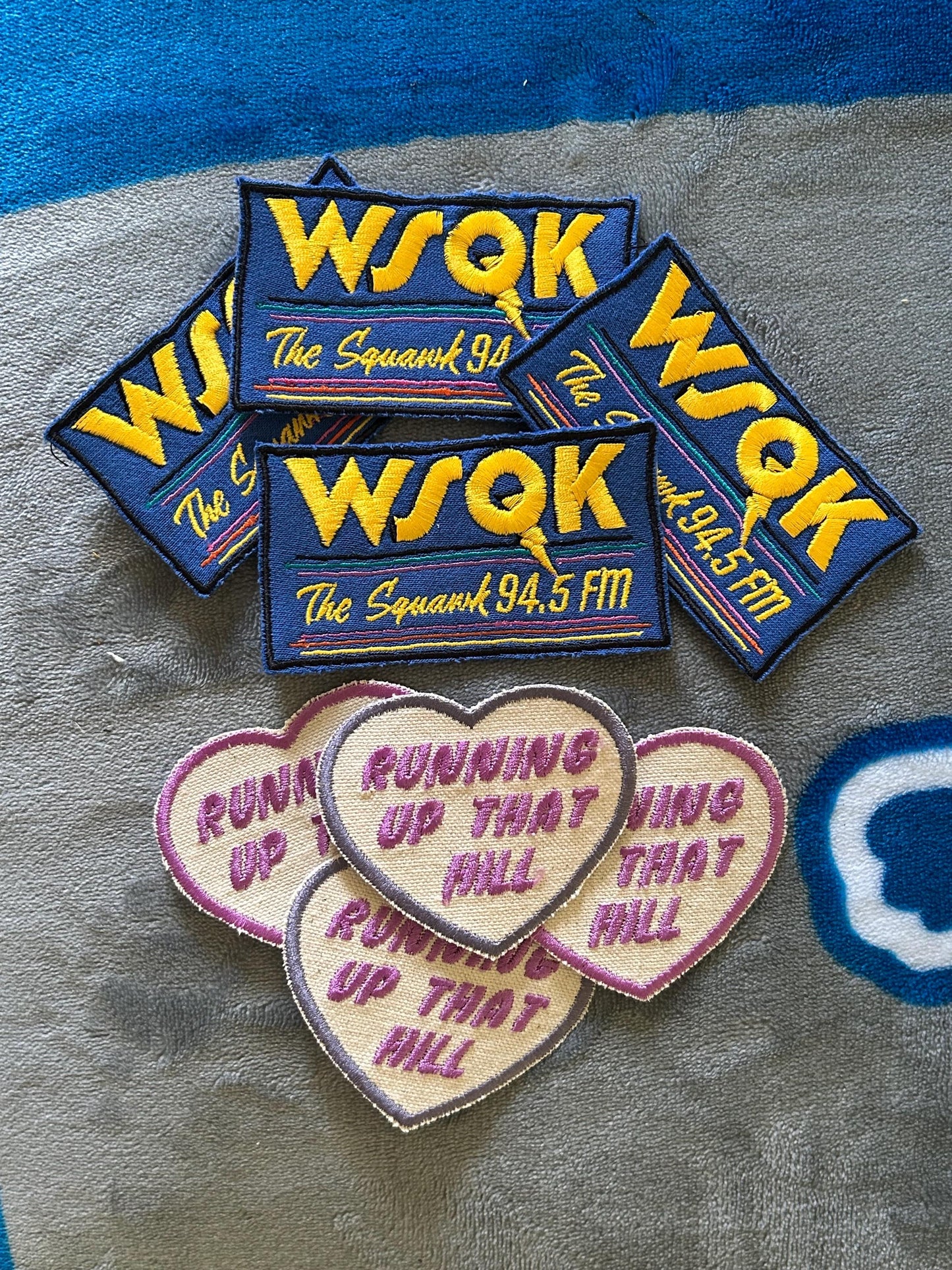 Upcycled fun statement patches embroidered iron on