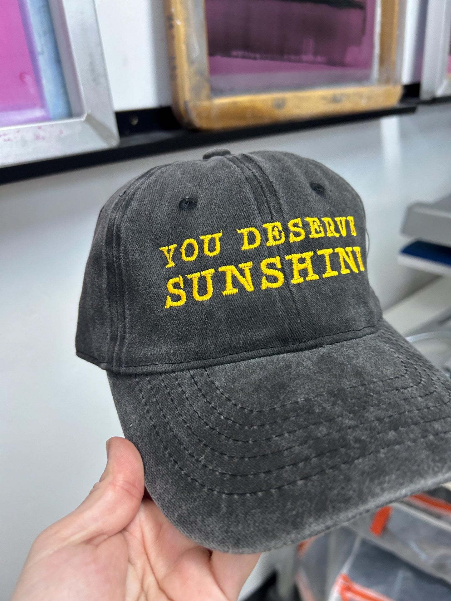 You Deserve Sunshine Heated Rivalry Dad Hat baseball Cap