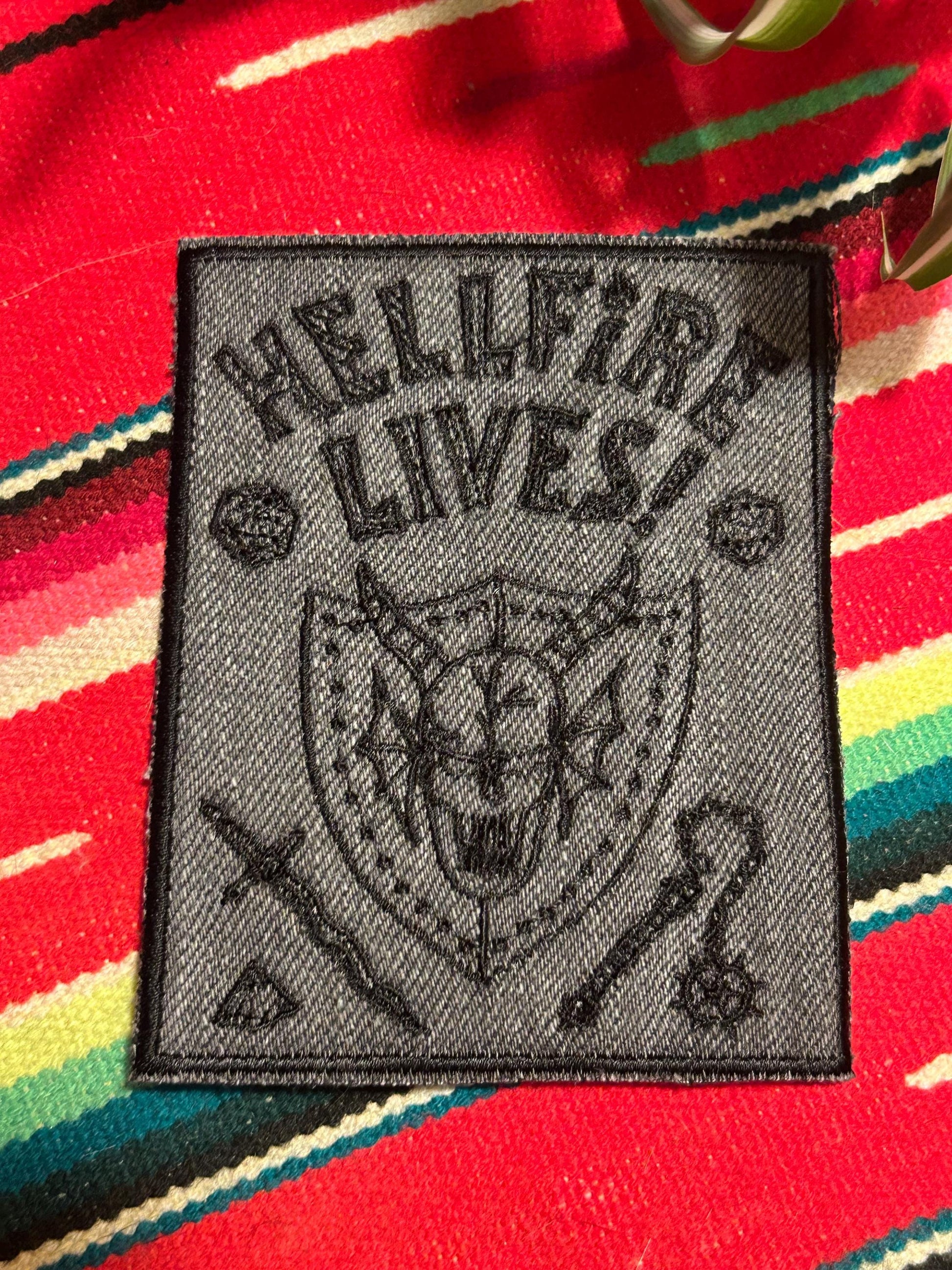 Upcycled fun statement patches embroidered iron on