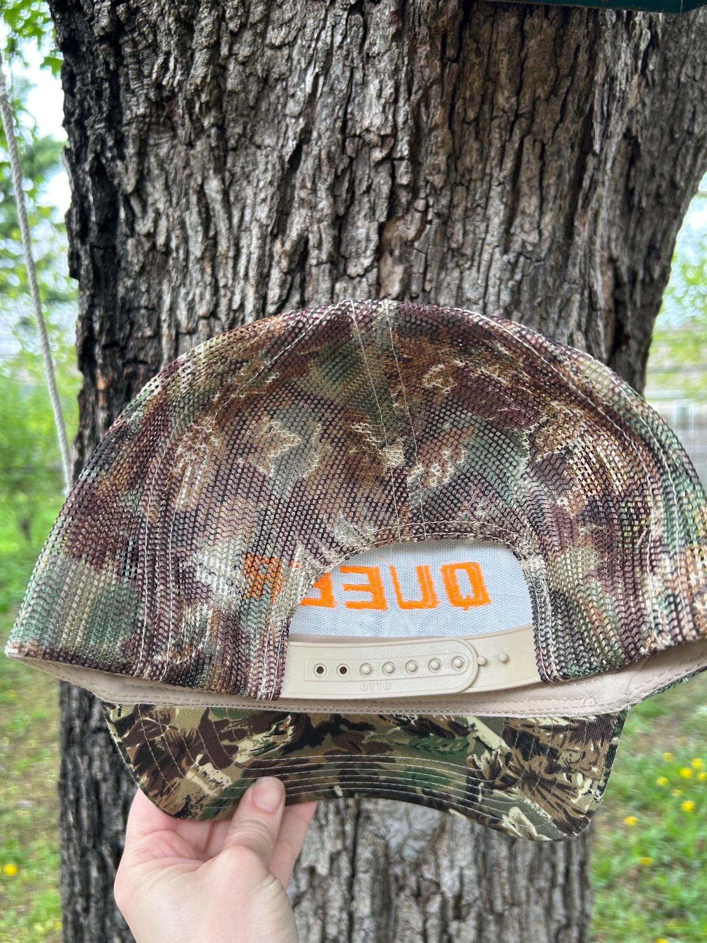 Queer Barb Wire Camo Silver Trucker Hat