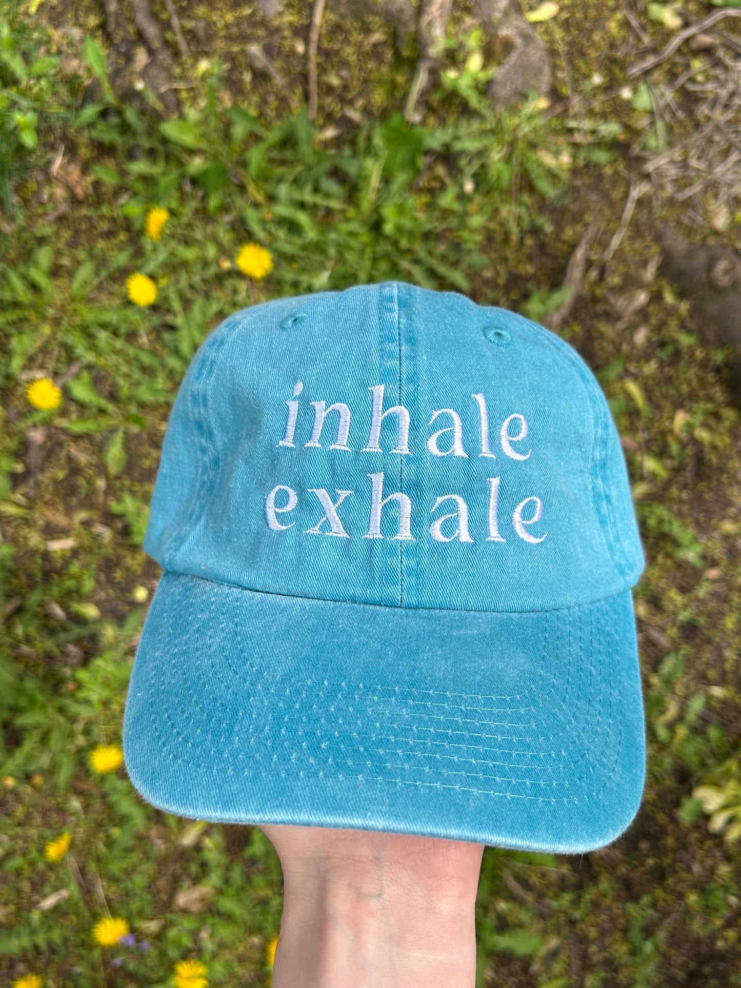 Hydrate and Inhale Exhale Dad Hat baseball Cap