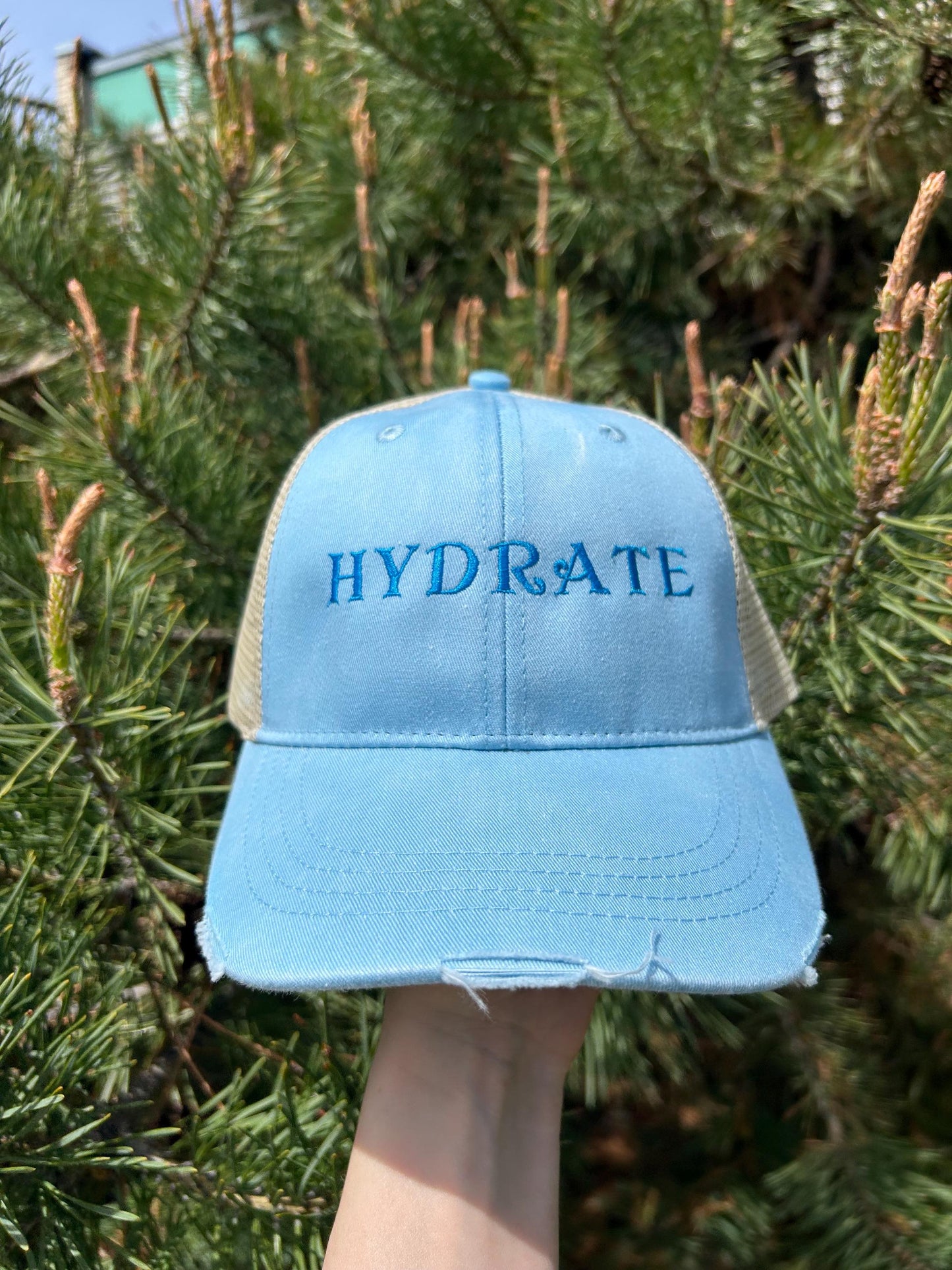 Hydrate and Inhale Exhale Dad Hat baseball Cap
