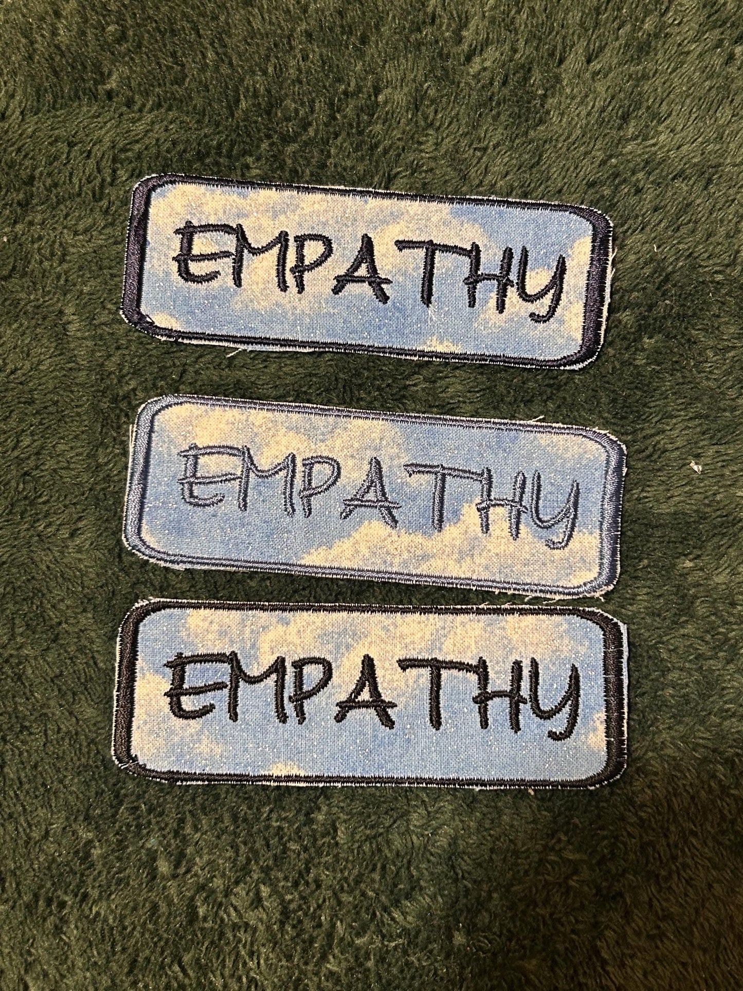 Upcycled fun statement patches embroidered iron on