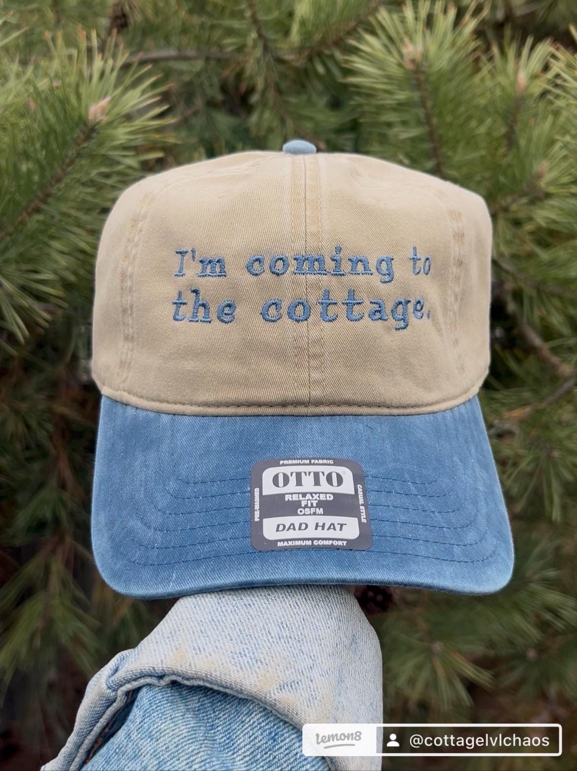 Custom embroidered dad hat trucker cap