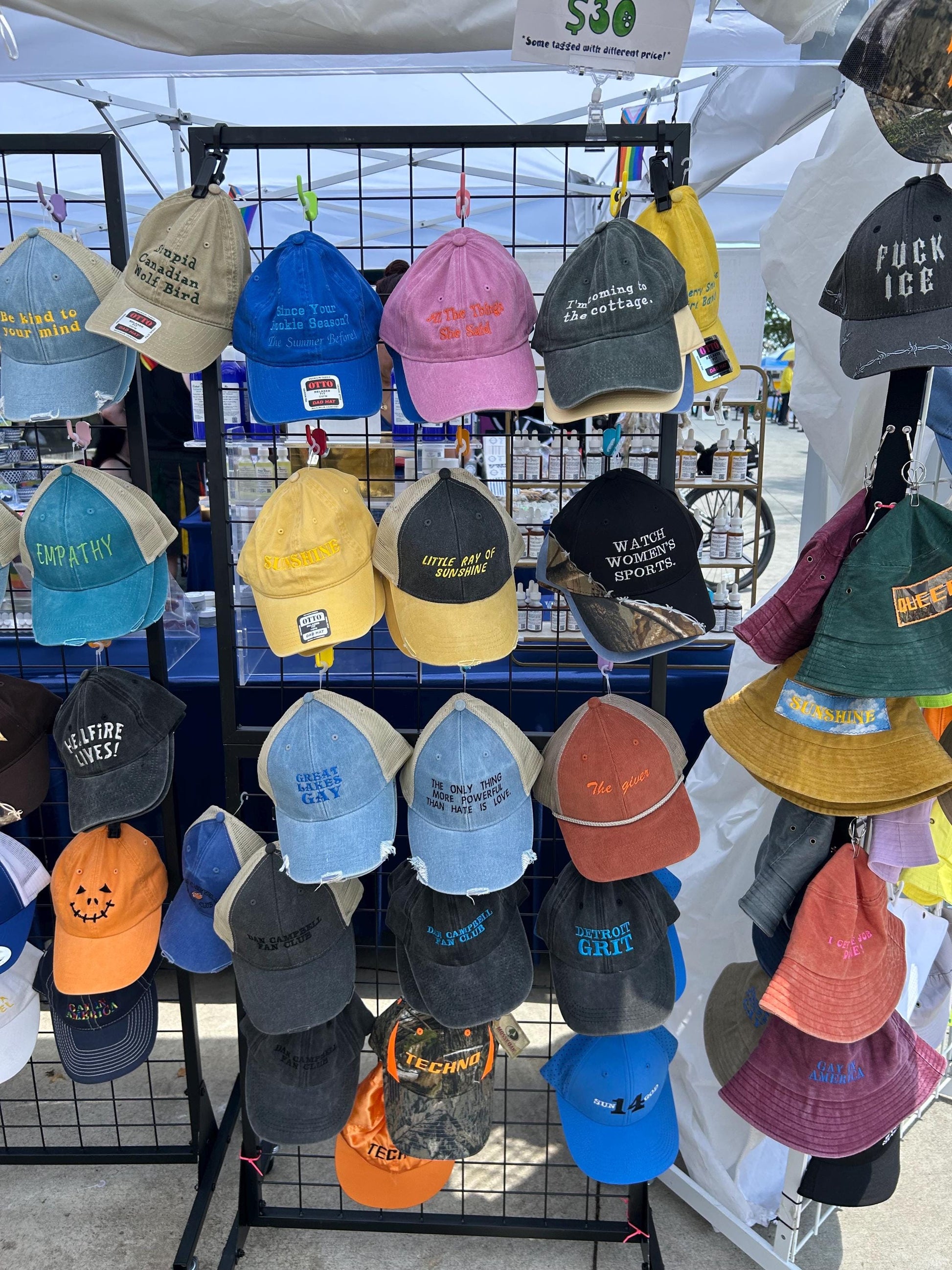 Custom embroidered dad hat trucker cap