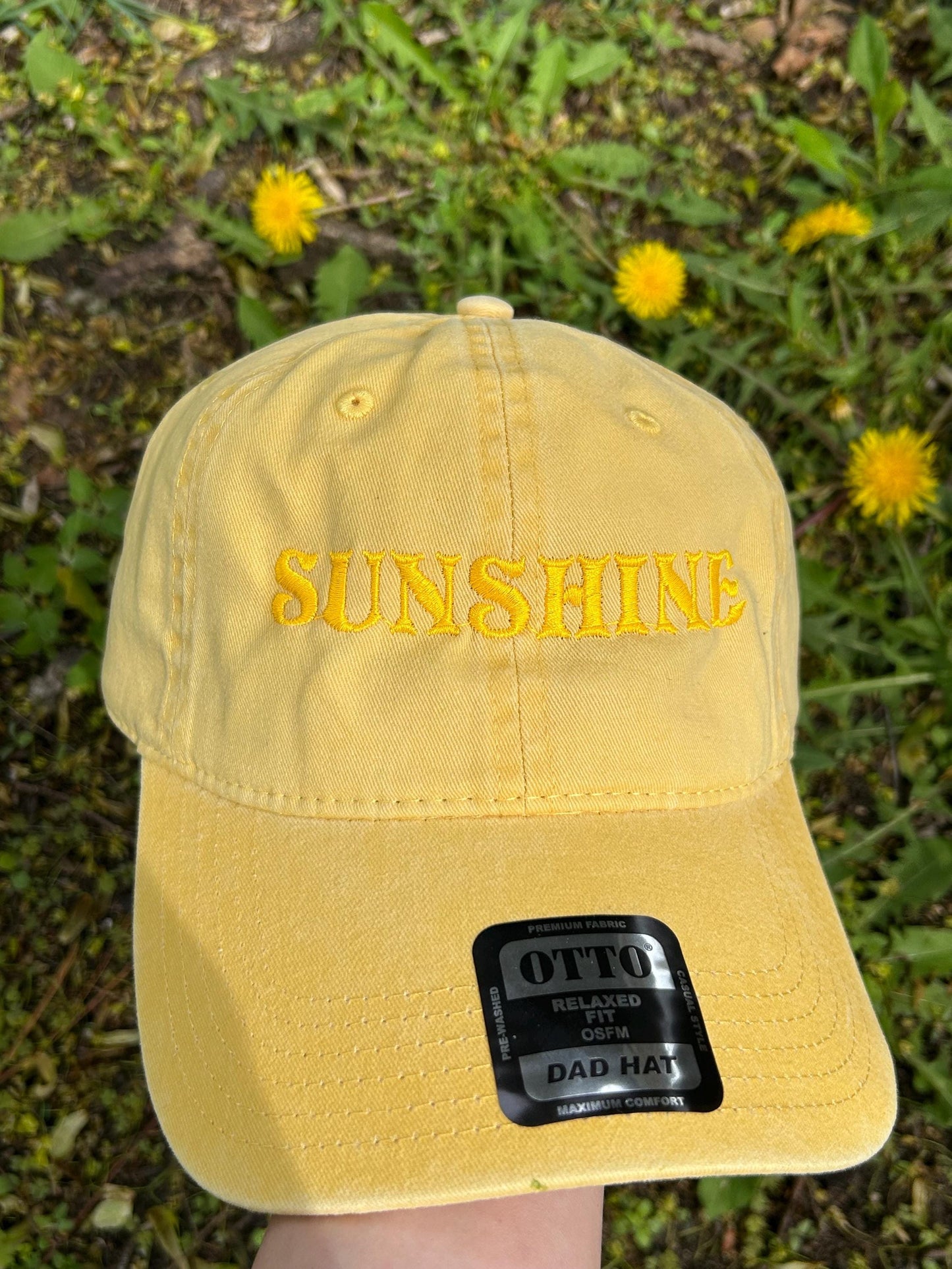 Custom embroidered dad hat trucker cap