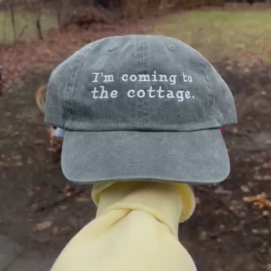 Im coming to the cottage Heated Rivalry Fan Dad Hat baseball Cap