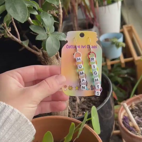 Human Rights Pride Earrings
