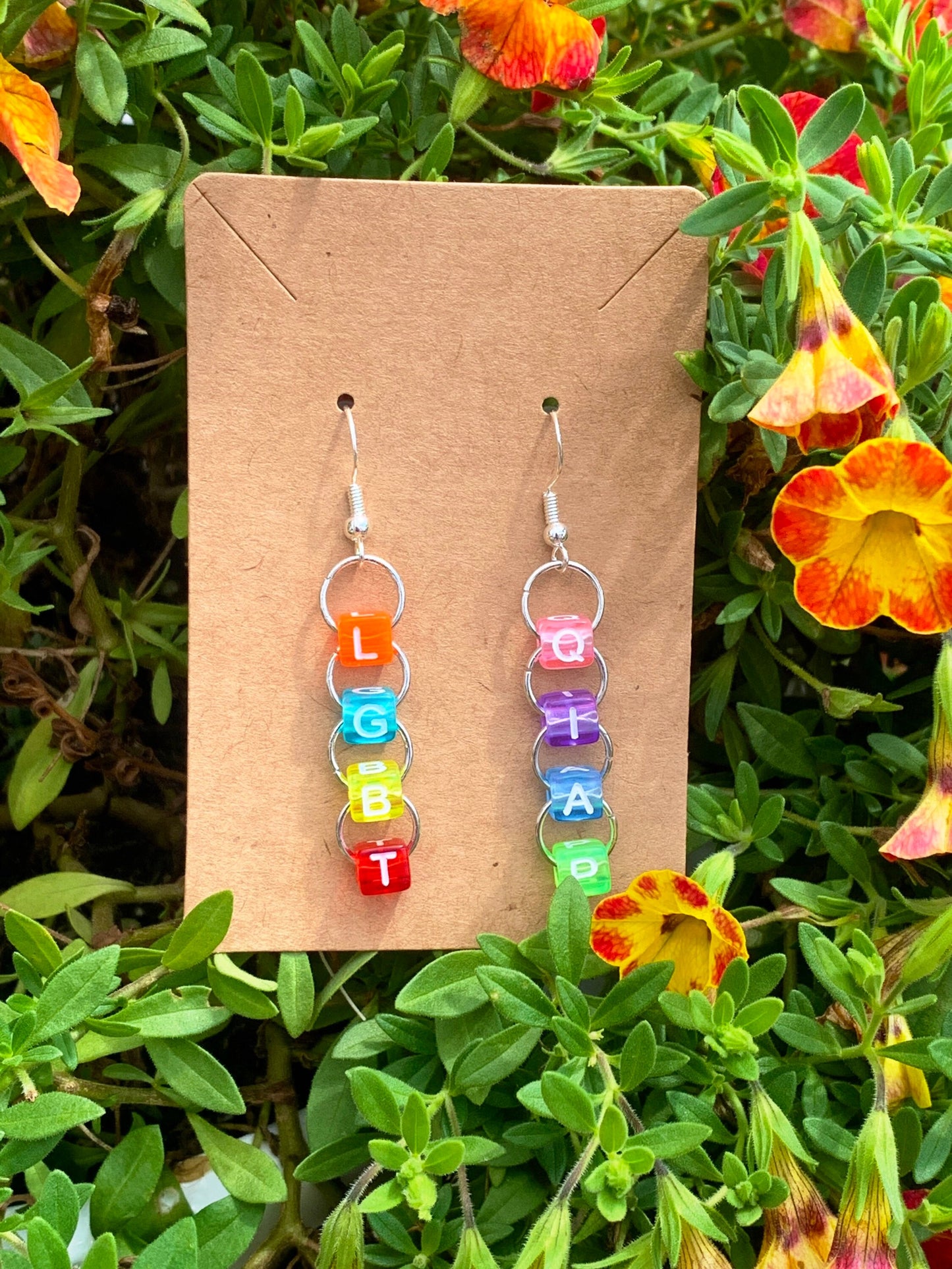LGBTQIAP pride earrings