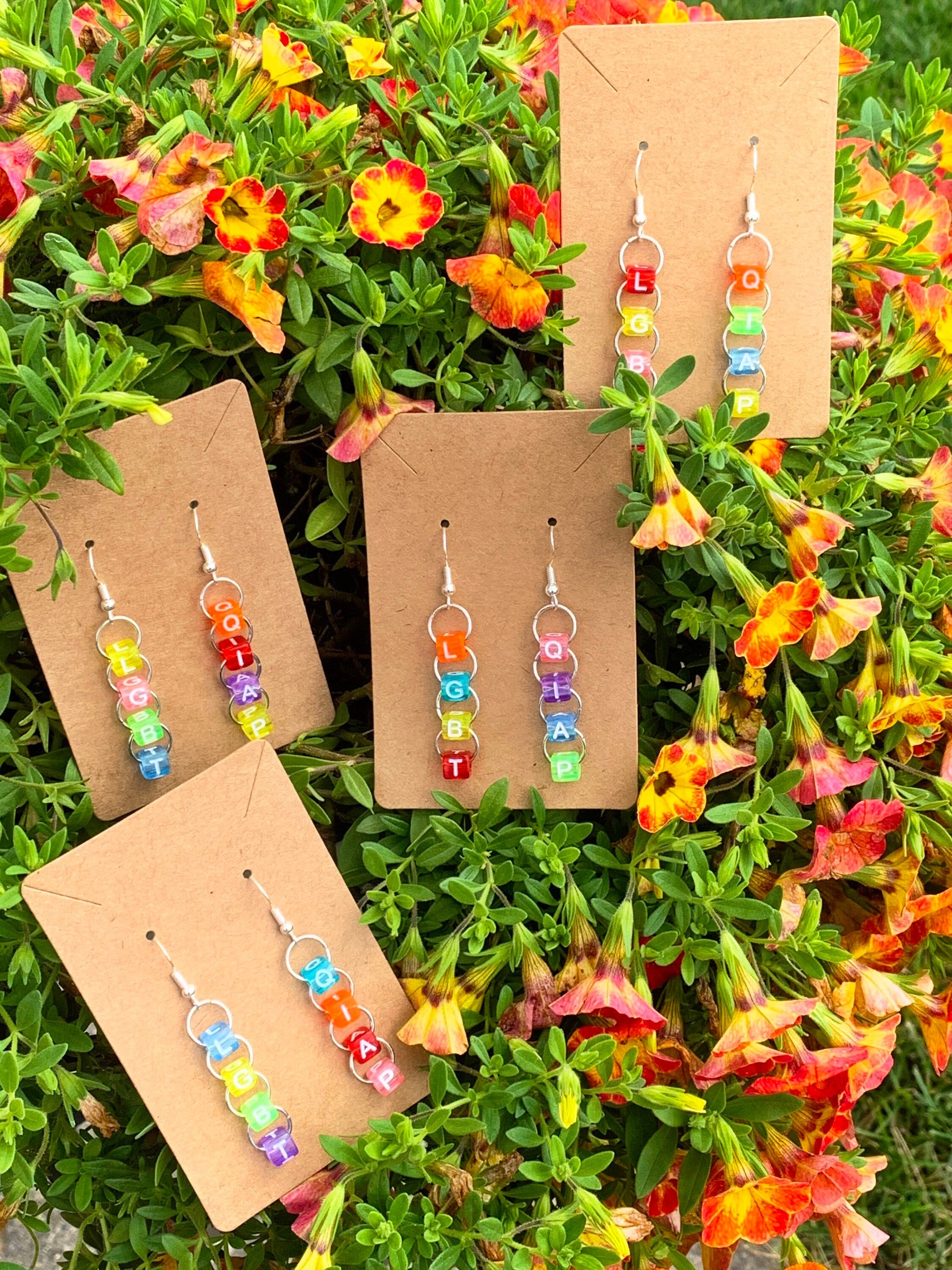 LGBTQIAP pride earrings