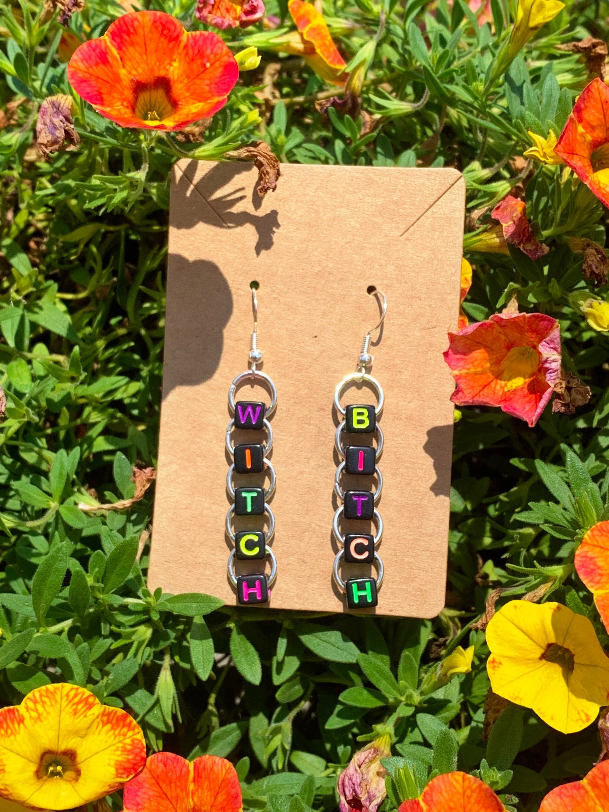 Witch bitch earrings!