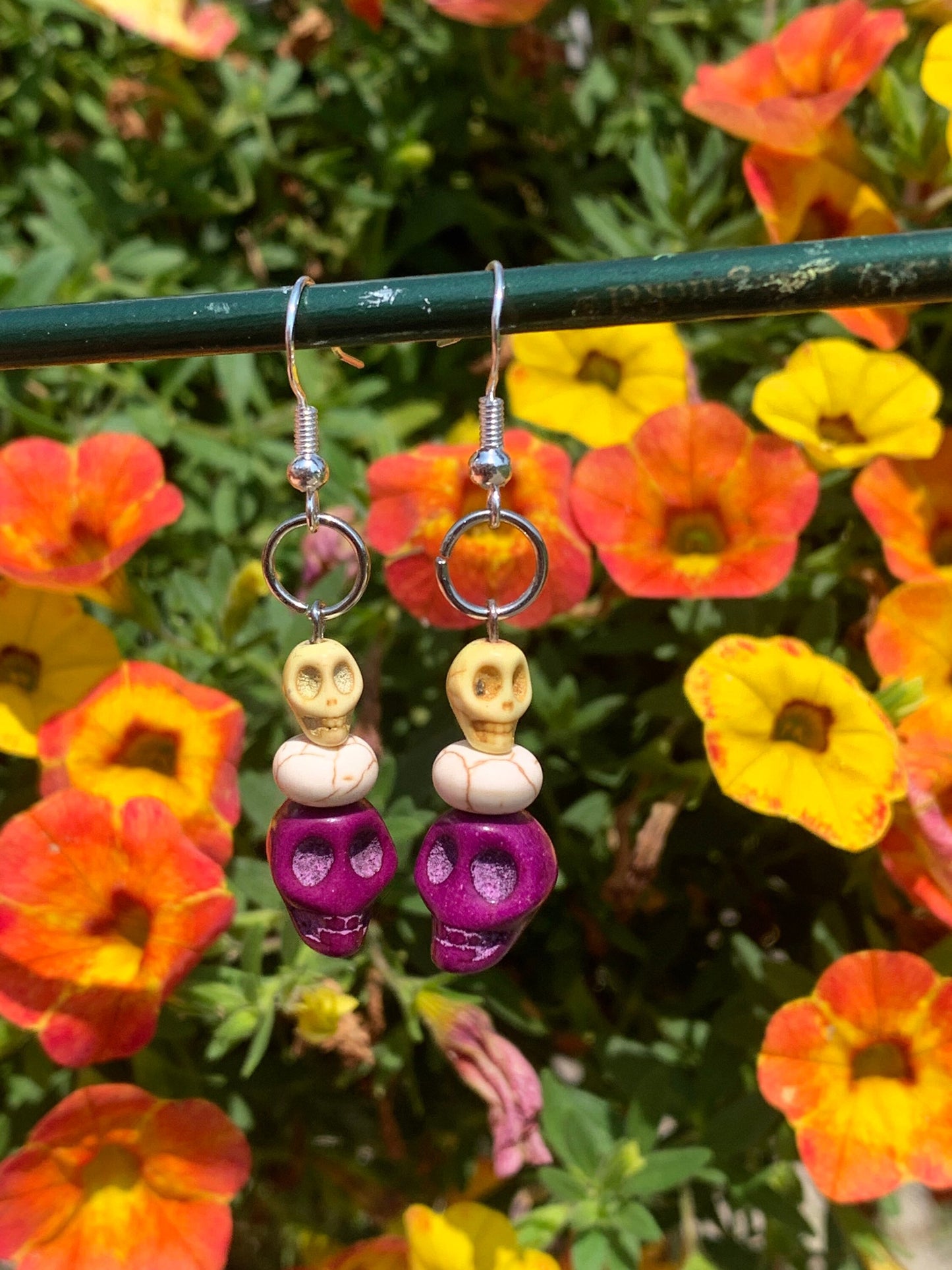 Colorful Skull earrings
