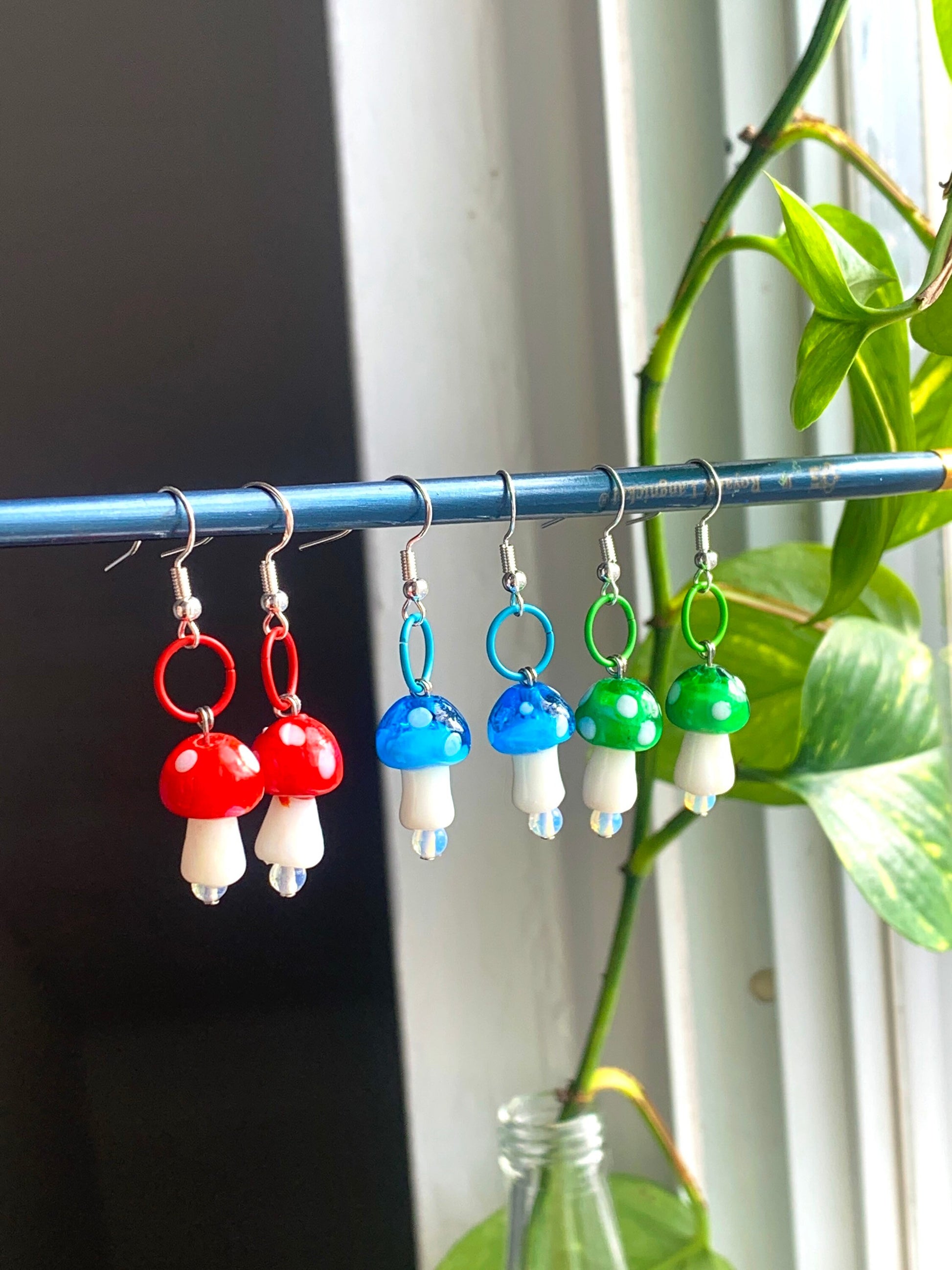 Groovy Mushroom earrings!