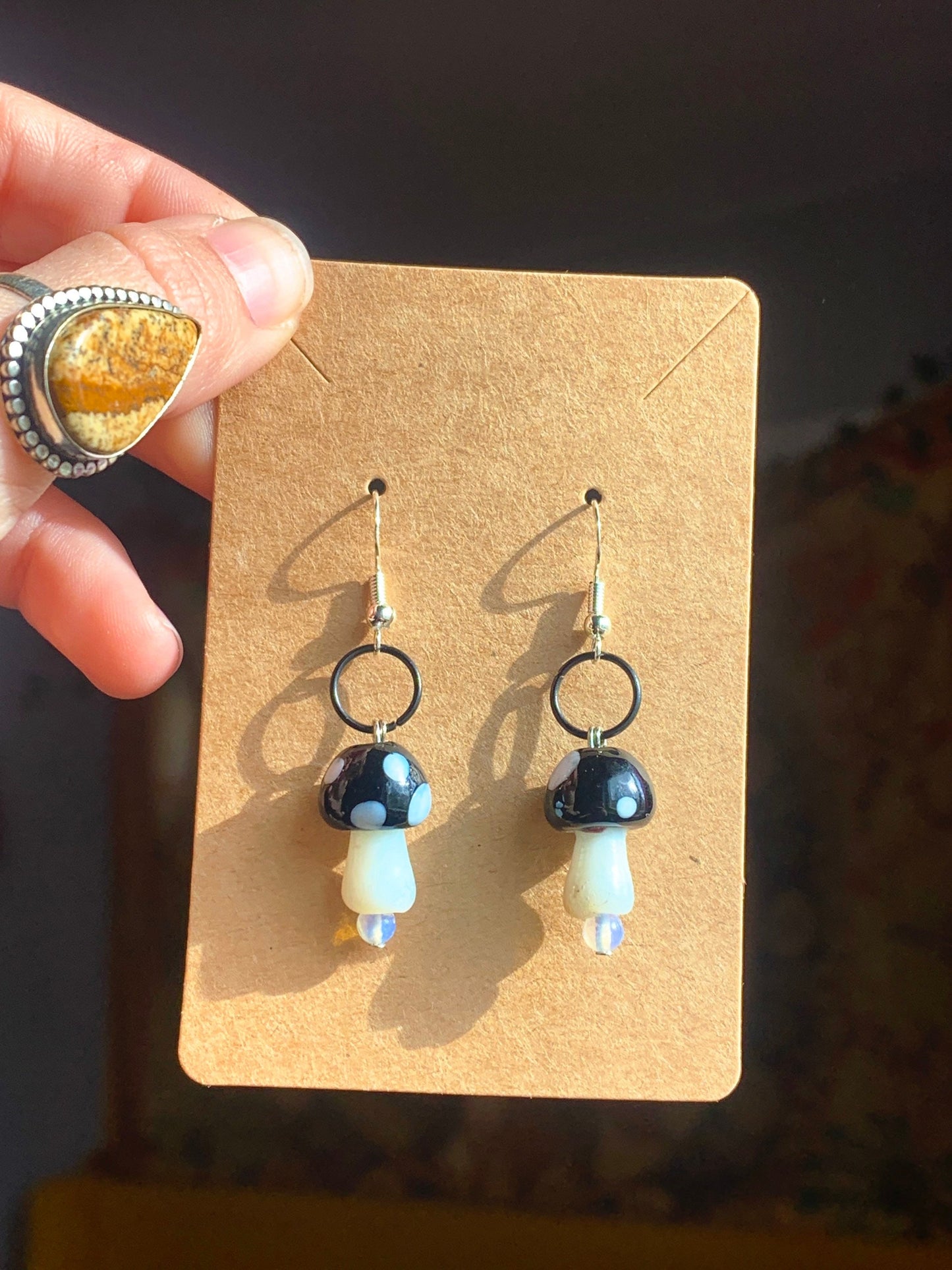 Groovy Mushroom earrings!