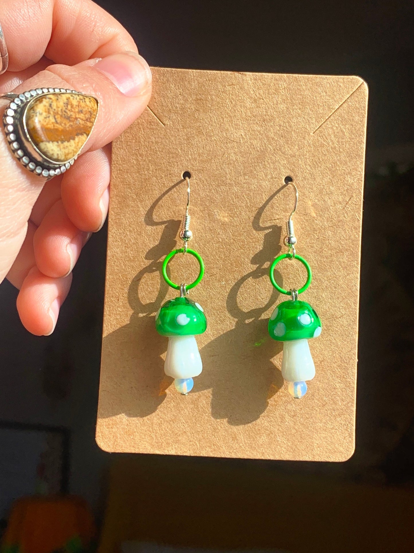 Groovy Mushroom earrings!