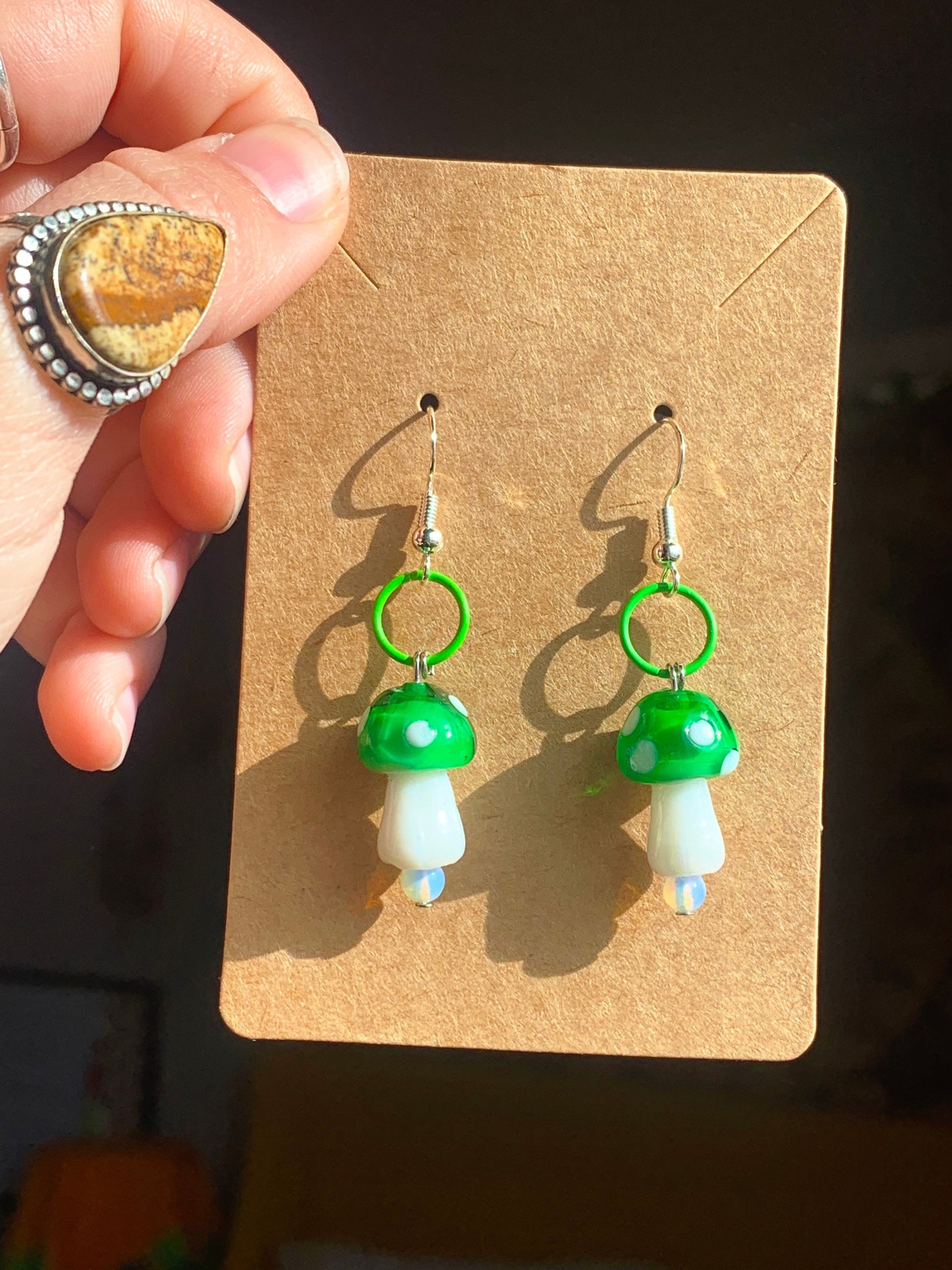 Groovy Mushroom earrings!