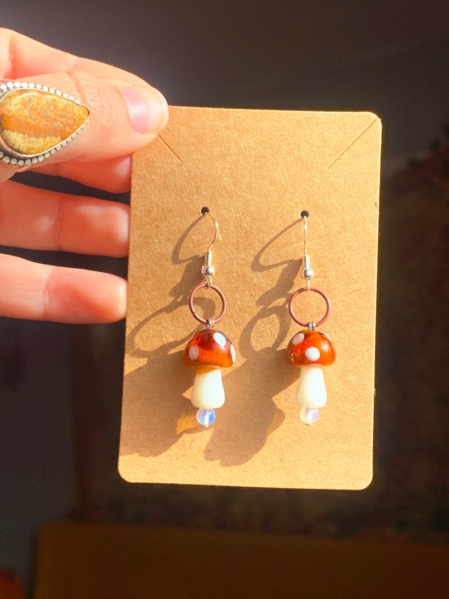 Groovy Mushroom earrings!