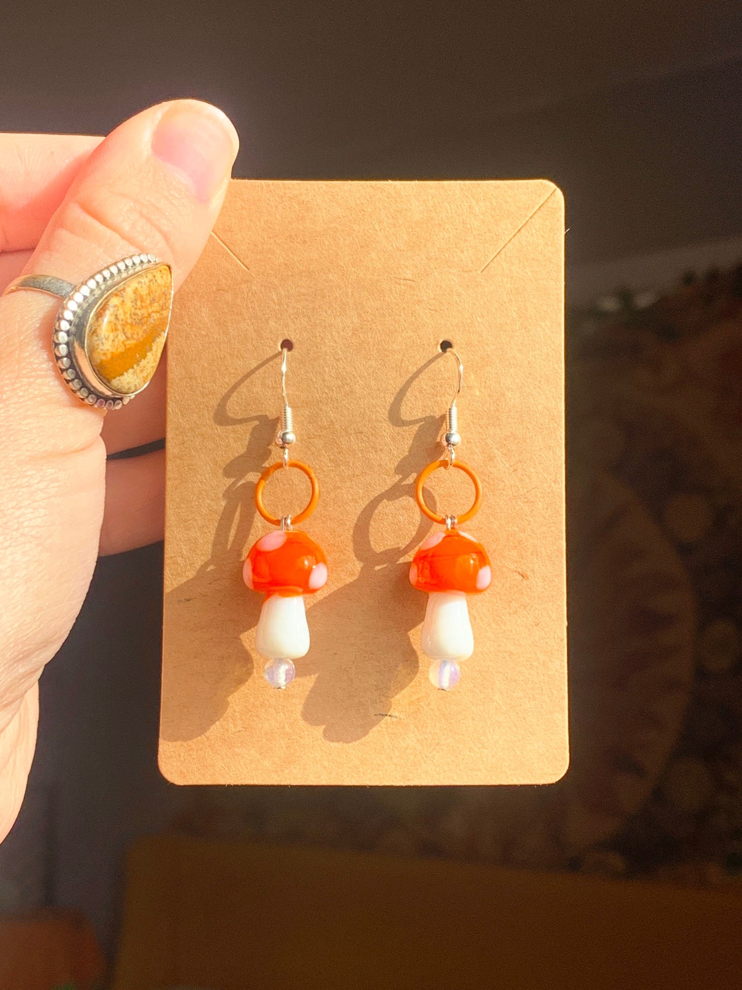 Groovy Mushroom earrings!