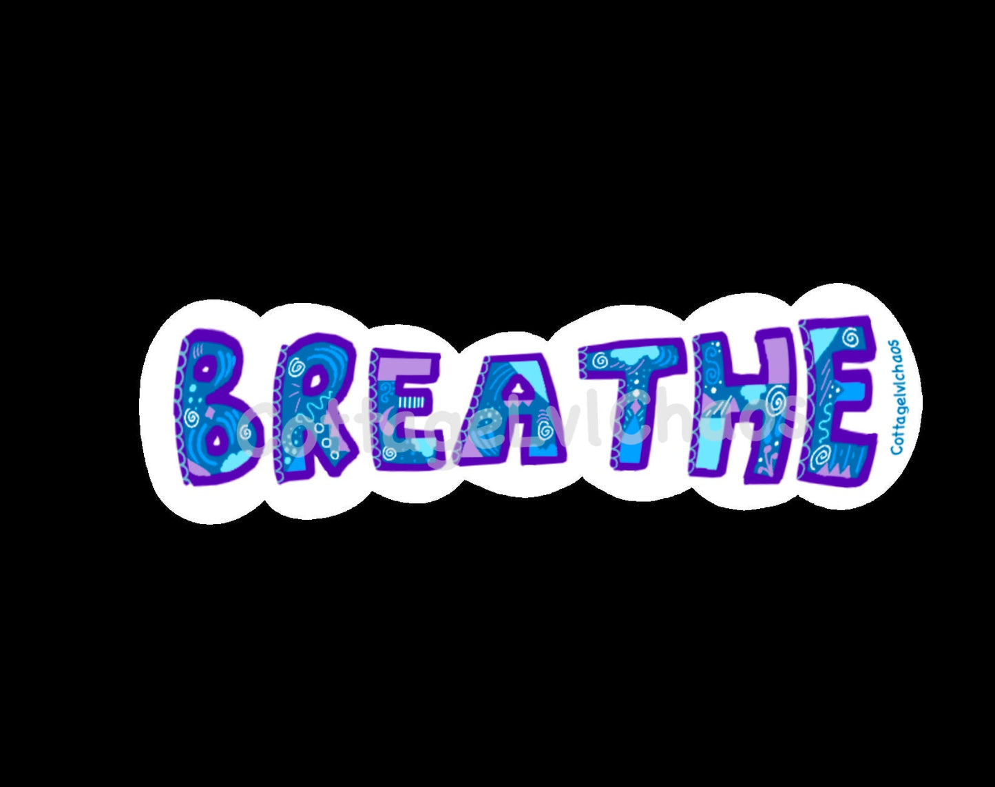 Breathe sticker