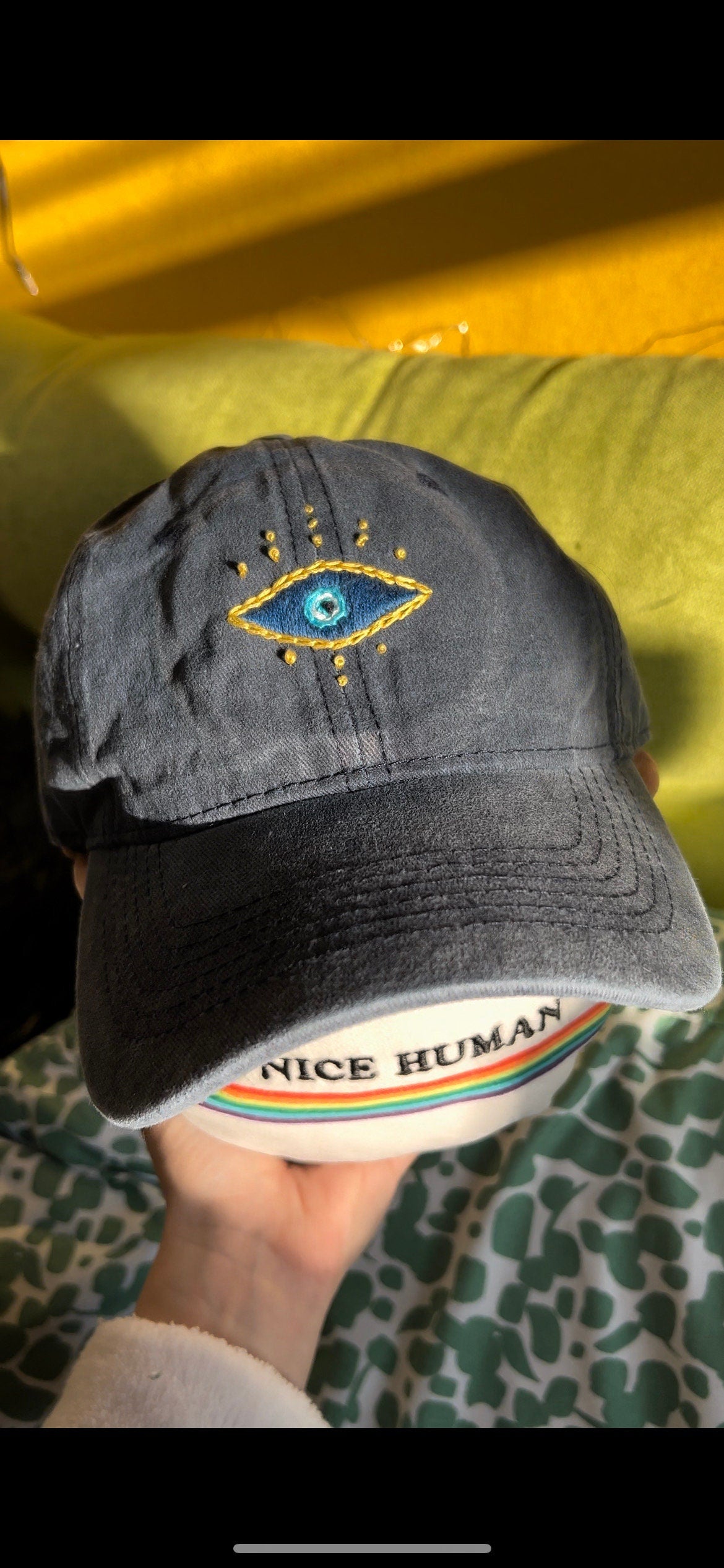 Golden Evil eye Baseball Cap!