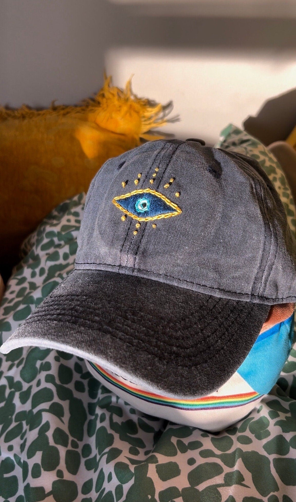 Golden Evil eye Baseball Cap!